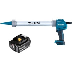Makita DCG180ZB + BL1830B - Pistol pentru etansare 5000 N + Acumulator Li-Ion 18 V 3 Ah