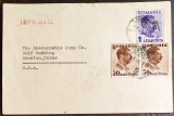 ROMANIA 1938 - Imprimat (Carte Postala) cu antet WILL. ORDINANZ MECH. ENG. CERNAUTI, circulata la Houston, Texas (USA), destinatar ABERCROMBIE PUMP CO