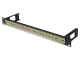 Şină Montare 1U Neagră LANBERG Standard 19"