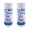 Set de 100 de benzi pentru testarea apei, efectueaza 6 teste simultan, duritate, acid cianuric, alcalinitate, PH, clor liber, clor total