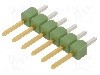 Conector 6 pini, seria AMPMODU MOD II, pas pini 2.54mm, TE Connectivity - 826646-6