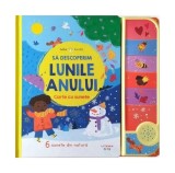 Bebe &icirc;nvață. Să descoperim lunile anului. Carte cu sunete - ***