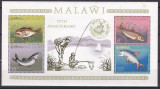 Malawi 1974 fauna marina pescuit MI bl.35 MNH