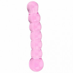 Dildouri de sticla - Loving Joy Spectrum Dildo Striat din Sticla