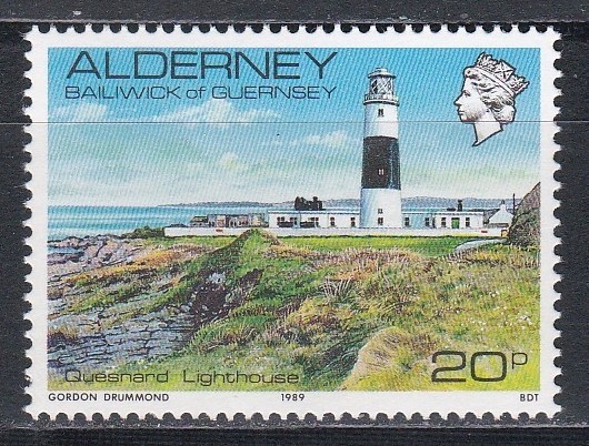 Alderney 1989 - Farul Quensnard, MNH