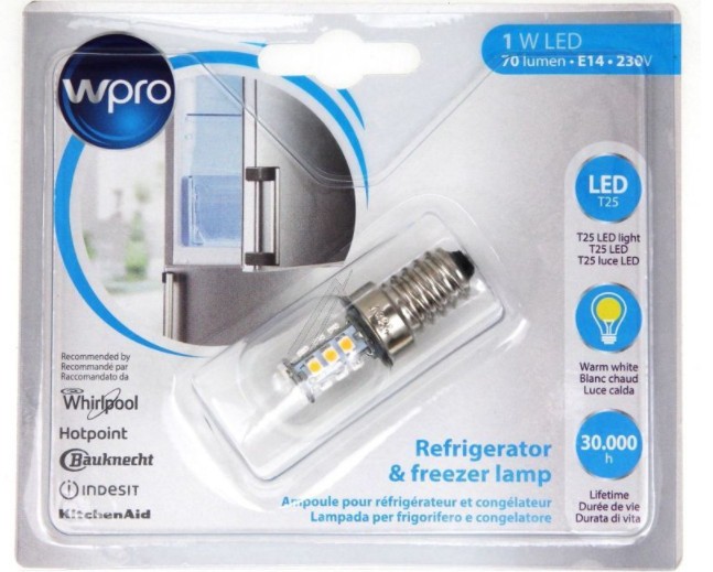 Bec frigider E14-T25-1W Whirlpool 484000008964
