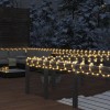 VidaXL Cablu luminos cu 480 LED-uri, alb cald, 20 m, PVC 343308