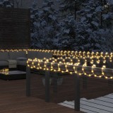 VidaXL Cablu luminos cu 480 LED-uri, alb cald, 20 m, PVC 343308