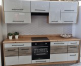 Mobila Bucatarie Standard ISSA 8, Fronturi MDF, Blat Inclus 3.8cm, Spatii Depozitare Multiple