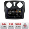 Navigatie Dacia Sandero Logan Lodgy 2012-2020 5960Pro-sandero Android Octa Core Qualcomm 2K Qled 8+128 DTS DSP 360 4G Optical CarStore Technology
