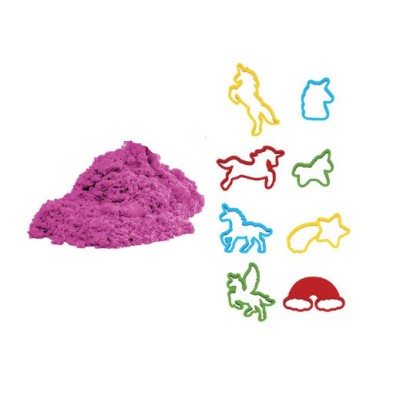 Set de joaca Nisip modelabil colorat + forme foto