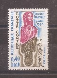 Franta 1970 - Ziua OMS &bdquo;Lupta &icirc;mpotriva cancerului&rdquo;, MNH
