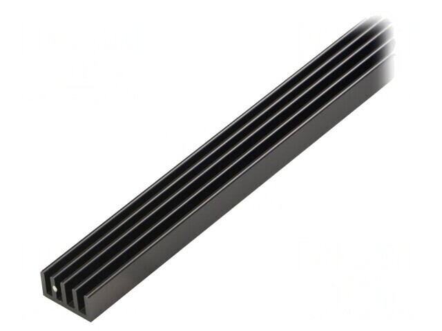 Radiator extrudat cu aripioare negru 1000mm