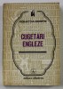 CUGETARI ENGLEZE , antologie de HORIA HULBAN ..DUMITRU DOROBAT , 1980