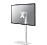 Suport dublu monitor de birou Neomounts FPMA-D890WHITE; pentru display- uri cu diagonale 10 -30 , sistem de prindere VESA 75x75 100x100, greutate maxi