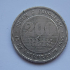 200 REIS 1895 BRAZILIA
