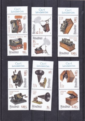 ROMANIA 2020, Colecții rom&amp;acirc;nești. Fonografe, MNH, LP 2275 -TETE-BECHE. foto