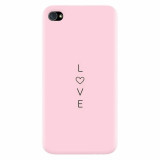 Husa silicon pentru Apple Iphone 4 / 4S, Love