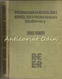 Dicționar Rom&acirc;n-Englez, Englez-Rom&acirc;n Irina Panovf, Editura Științifică, 1983, 415 pagini, Coperta Cartonată