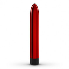 Vibratoare clasice - Crushious Vibrator Clasic Rosu Neintimidant Discret cu Vibratii Ajustabile de la Murmur la Trepidatii Puternice