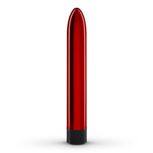 Vibratoare clasice - Crushious Vibrator Clasic Rosu Neintimidant Discret cu Vibratii Ajustabile de la Murmur la Trepidatii Puternice