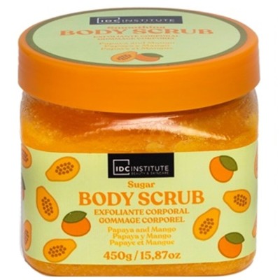 Scrub exfoliant pe baza de zahar cu papaya &amp;amp; mango, IDC Institute, 12210 , 470g foto