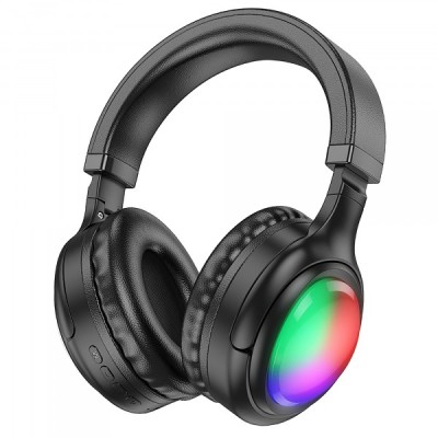 Handsfree Bluetooth HOCO W48 Focus, A2DP, Negru foto