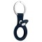 Husa piele marca THD pentru Apple AirTag tip breloc chei, culoarea albastru baltic