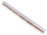Bară colectoare 10mm&sup2; Poli 3 Unom 400V 63A tip pieptene PVC