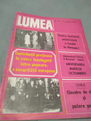 REVISTA LUMEA NR.45 / 2 NOIEMBRIE 1972 foto