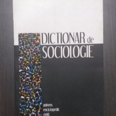 DICTIONAR DE SOCIOLOGIE - RAYMOND BOUDON