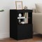 Gossi servanta cu lumini led, negru, 41x37x67 cm
