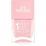 Nails Inc. It&rsquo;s Topless lac de unghii sub forma de gel pentru un efect de lunga durata culoare Sabrina 14 ml