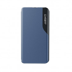 Husa Tip Carte Upzz Eco Book Compatibila Cu Samsung Galaxy S9+ Plus, Piele Ecologica, Albastru foto
