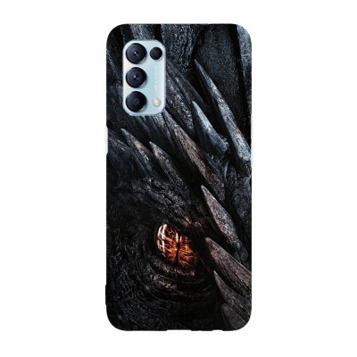 Husa compatibila cu Oppo Find X5, Viceversa, model Dragon eye Game of Thrones, Silicon, TPU foto