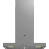 Hota incorporabila decorativa Beko BHCB61622BXH, Putere de absorbtie 613 mc/h, 3 trepte de viteza, Iluminare LED, 60 cm, Inox