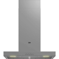 Hota incorporabila decorativa Beko BHCB61622BXH, Putere de absorbtie 613 mc/h, 3 trepte de viteza, Iluminare LED, 60 cm, Inox