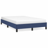 Cadru de pat, albastru, 120x190 cm, material textil GartenMobel Dekor, vidaXL