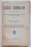 Legea chiriilor (27 martie 1924) &ndash; ediție adnotată de Em. Dan &ndash; Socec, București 1924