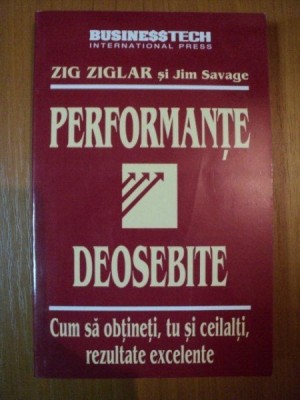 PERFORMANTE DEOSEBITE de ZIG ZIGLAR , JIM SAVAGE , 1998 foto