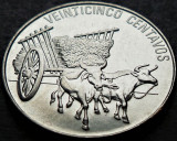 Moneda exotica 25 CENTAVOS - R. DOMINICANA, anul 1991 *cod 4385 = UNC DIN FASIC