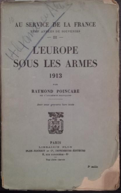 L \&#039; EUROPE SOUS LES ARMES 1913