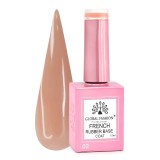 Cumpara ieftin Rubber Base Coat French, baza cauciucata unghii, Global Fashion, nude, 15ml, 02