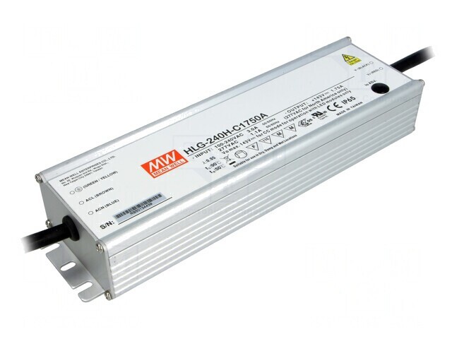 Alimentator LED 250W IP65 71-143V 875-1750mA