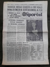 Ziarul Sportul din 24 noiembrie 1979 foto