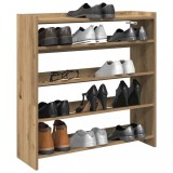 VidaXL Pantofar, stejar artizanal, 80x25x81 cm lemn prelucrat