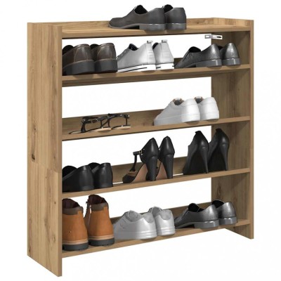 vidaXL Pantofar, stejar artizanal, 80x25x81 cm lemn prelucrat foto