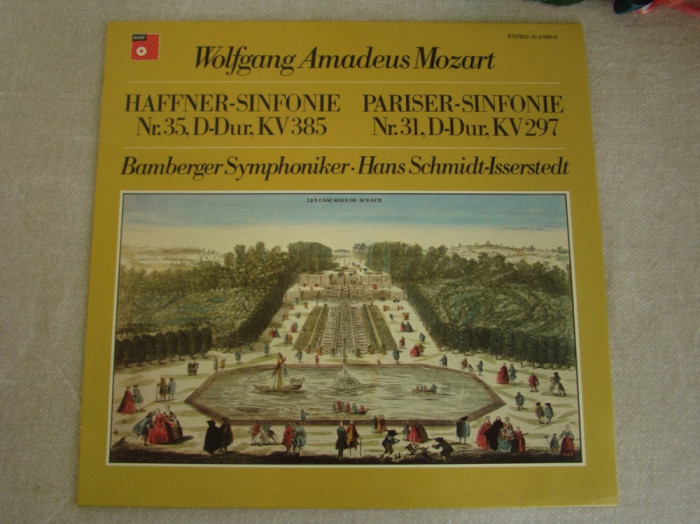 MOZART - Simfonia Nr. 35 / Simfonia 31 - Vinil LP BASF