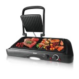 Grill Electric 2 in 1 RAF, 1600 W, Grill si Dublu Grill, Material Antiaderent, 49x22x36 cm