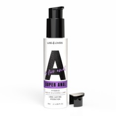 Lubrifianti anali - A de la Anal Super Lubrifiant Anal 120ml Hibrid Mix Apa si Silicon Rezista Mult Alunecare Neteda Matasoasa